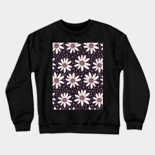 Passion flower pattern Crewneck Sweatshirt